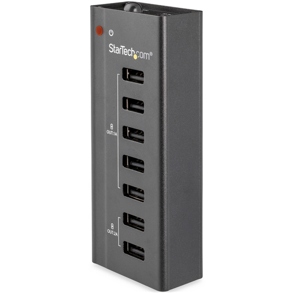 Startech.Com 7 Port USB Charging Station with 5x 1A Ports and 2x 2A Ports ST7C51224